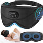 LC-dolida White Noise Sleep Mask, 3D Sleep Headphones with 16 Soothing Sounds, Bluetooth 5.4 Sleep Eye Mask with Timer, Total Blackout Sleeping Headphones for Side Sleeper(Black)