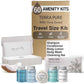 Terra Pure White Tea & Coconut Amenity Kit | Hotel Bulk Toiletries | 1 oz Shampoo, Conditioner, Lotion, Body Wash, Cleansing Bar for Guest Hospitality Vacation Rentals | 60 Sets/Case