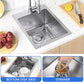 15x20 inch Drop in Bar Sink, 15 inch Small Kitchen Sink 18 Gauge Single Bowl Stainless Steel Topmount Bar Sink with Basket Strainer Drain & Bottom Grid