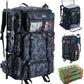 Goture Fishing Backpack with Cooler, 72L 600D Tackle Backpack Included 4 3700 Tackle Boxes, Dry & Wet Split Compartment, Large Fishing Tackle Bag with Rod Holders,Rain Cover for Travel Camping Hiking