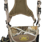 Horn Hunter Bino Hub - Hunting Adjustable Binocular Straps Harness Chest Pack with Range Wrap & Range Lock Included for Bow Hunting, Large, Camo