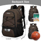 LARIPOP Basketball Bag, Sports Backpack with Ball Holder & Shoe Compartment, Water Resistant Gym Bag for Soccer Volleyball Travel