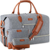 Weekender Bag for Women, Travel Duffel Bag Carry On Overnight Bag with Shoe Compartment Large Nylon Travel Weekend Tote Bag - Roamly