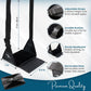 Airplane Foot Hammock | Foot Hammock for Plane Travel | Portable Foot Rest for Air Travel | Feet Rest for Airplane | Ergonomic Swing for Plane Leg Rest with Removeable Base | Travel Essentials