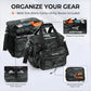 KastKing BaitSpace Fishing Tackle Bag With 4 Tackle Boxes & Removable Bait Binder, Water-Resistant Tackle Storage, Durable Fishing Gear, Adjustable Shoulder Strap
