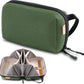 Electronic Organizer Travel Case Bag for Cables, Switch, SD card, Passport and More – Ultimate Protection & Portability Waterproof (Green)