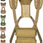Binocular Harness Chest Pack - Lightweight Hunting Chest Rig with Rangefinder Pouch, MOLLE System Bino Harness for Bow Hunting, Tactical Chest Pack for Men, Veteran Owned Gear, Coyote