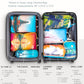 Large Compression Packing Cubes for Travel-Packing Cube Luggage Organizers 7 Piece Set for Checked Luggage-Ultralight, Expandable/Compression Bags by TRIPPED Travel Gear (Bucketlist) - Roamly