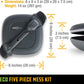 UCO Recycled ECO 5-Piece Camping Mess Kit with Bowl, Plate, Switch Spork Utensil Set