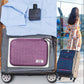 SELLYFELLY Travel Electronics Organizer Portable Cable Organizer Bag for Storage Electronic Accessories Case for Cord,Phone,Charger,Flash Drive (Purple)