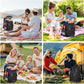 Cooler Backpack - 40 Cans Insulated Leak Proof Backpack Cooler Portable Picnic Camping Beach Hiking BBQ Lunch Bag for Men and Women