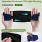 Sleep Mask with Headphones Bluetooth 5.4, LC-dolida Wireless Music Eye Mask for Sleeping Headphones with Soft Bamboo Cotton Cooling Breathable,Ultra-Thin Stereo Speaker for Side Sleepers-Blue