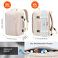PIJUSHI Travel Backpack for Women Expandable Carry on Luggage Backpack Airline Approved Personal Item Laptop Bag(PE034 Classic Beige)