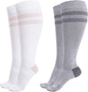 Momcozy Compression Socks for Women Wide Calf, 15-20mmHg Knee High Support Socks for Pregnancy, Nurses, Travel, Flying