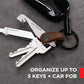 KeySmart Keychain Key Holder - Compact Key Organizer for Key Chain Key Ring, EDC Key Chains for Car Fobs Keychains