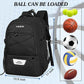 LARIPOP Basketball Backpack Large Basketball Bag with Ball Holder & Shoe Compartment for Youth Adults Men Women