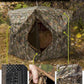 TIDEWE Hunting Blind 270°See Through with Carrying Bag for Turkey Hunting, Pop Up Ground Blinds, Portable Resilient Hunting Tent