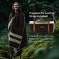 100% Wool Blanket, 62" x 86", Warm, Thick, Washable, Military Wool Blanket, Great for Camping, Outdoors, Sporting Events, Survival Kits