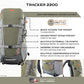 Hunting Backpack with Rifle Gun & Bow Holder Hunting Daypack compatible with YKK Zippers & Buckles, Waterproof Lightweight Tactical Backpack with Rain Cover, Durable, Comfort