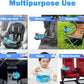 Kids Car Seat Tray, Travel Tray with Cup Holder for Toddler Baby, Kids Car Seat Food Snack Organizer for Road Trip, Stroller snack Organizer Travel Must Haves Toddler Must Haves (Sky Blue, 1 PCS)