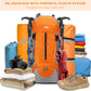 Loowoko 50L Hiking Backpack, Waterproof Camping Essentials Bag with Rain Cover, 45+5 Liter Lightweight Backpacking Back Pack - Roamly