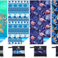 4 Pack Microfiber Lightweight Beach Towel Sand Free Quick Dry Absorbent Thin Compact Towels for Swimming Pool Camping Beach Accessories Large Easy Pack Travel Things for Vacation Essentials Gift
