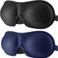 3D Eye mask for Sleeping,Machine Washable, Sleep Mask for Women, Blinder Blindfold Airplane (black+navy)