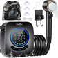 Upgraded Portable Shower, 8000mAh Rechargeable Camping Shower Pump with Intelligent Display, 5 Pressure Modes, IPX8 Waterproof Lightweight Pocket Outdoor Shower Pump Kit for Hiking, Travel, Car, Pet