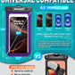 Hiearcool Universal Waterproof Phone Pouch, Dry Bag Compatible for iPhone 16 15 14 13 Pro Max XS Plus Samsung Galaxy S22 Cellphone Up to 8.3", IPX8 Water Proof Cell Phone Case for Beach-2Pack