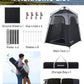 KingCamp Shower Tent, Portable Privacy Tent Outdoor Camping 1/2 Room Toilet Tents with Shower Bag & Dressing Room for Beach, Camping & Hiking