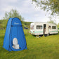 Wolfwise Pop Up Shower Tent for Camping, Portable Instant Changing Tent with Ventilation Window & Carry Bag, Privacy Bathroom Toilet for Beach & Outdoor, Width 47 ", Height 83 ", Blue