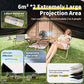 Inflatable Camping Tents 8-10 Person,129 Square Feets Large Inflatable Camping Tent with Stove Jack,Blow up Tent with Mesh Windows & Pump