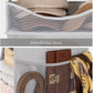 StorageWorks Hanging Closet Organizer, 3-Shelf Hanging Closet Shelves with Top Shelf, 15 ¾"W x 12" D x 31" H, Extra-Large Space, Light Grey