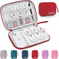 Travel Cable Organizer Bag, Electronics Organizer Tech Pouch with Double Layers for Cords, Chargers, Phone, Earphones, USBs, SD Cards - Travel Essentials Portable Waterproof Tech Pouch