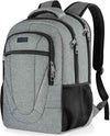 BIKROD 45L Extra Large Travel Laptop Backpack for Men and Women, Carry on Back Pack Fit 18.4 IN Laptop, Grey, Gift