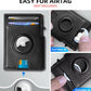 Airtag Wallet for Men,with Money Clip 10 Cards Metal Case Smart Slim Pop Up Credit Card Holder Flip with Magnetic Closure RFID Blocking wallet with Gift Box