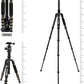ZOMEI Z669C Carbon Fiber Portable Tripod with Ball Head Compact Travel for Canon,Sony, Nikon, Samsung, Panasonic, Olympus, Kodak, Fuji, Cameras and Video Camera