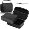 EVA Hard Case with Customizable Foam Protective EVA Carrying Case Shockproof Outdoor for Camera, Digital Products, Electronic Instruments with Knife(Black,7.8 x 6.3 x 3.5 Inch)