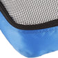 Amazon Basics Packing Cubes for Travel, Packing Organizers Set, 4-Piece-Set (2 Medium And 2 Large) With Double Zipper Pulls and Mesh Top Panel, 100% Durable Polyester, Blue - Roamly