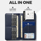 VULKIT Passport Holder Wallet RFID Blocking Travel Wallet for Men & Women - Roamly