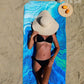 2 Pack Microfiber Lightweight Beach Towel Sand Free Quick Dry Absorbent Thin Compact Towels for Swimming Pool Camping Beach Accessories Large Easy Pack Travel Things for Vacation Essentials Gift
