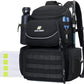 N NEVO RHINO Fishing Tackle Backpack with Rod Holders, 40L Large Fishing Bag with Waterproof Rain Cover,Outdoor Tackle Bag