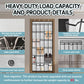 Over the Door Shoe Organizer with 30 Breathable Mesh Pockets - Large Capacity Closet Storage for Men & Women, Hanging Shoe Rack Organizer (White)