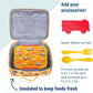 Wildkin Kids Insulated Lunch Box – Durable and Reusable for School & Travel - Under Construction