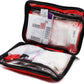 DMI 298-Piece Complete Emergency First Aid Kit, Treats Pain, Swelling, Cuts, Scrapes & Burns, Complete First Aid Guide Included, Clear Pocket Organization, Durable Zippered Travel Bag