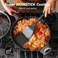 SENSARTE Nonstick Frying Pan Skillet 12.5Inch Large Non Stick Omelette Pans with Ergonomic Handle, Healthy Kitchen Cooking Chef's Pan, Free of Intentionally Added PFOA, Induction Compatible, Black