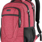 BIKROD Unisex Rose Laptop Backpack, Suitable for College Students, 17-inch Laptop Compartment, Spacious Interior, USB Charging Port, Anti-Theft Design, Comfortable Back Panel
