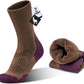Alpaca Wool Hunting Socks 2 pairs for Men Women, Thermal Warm Compression Thick Winter Cushioned Hiking Boot Moisture Wicking