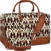 Weekender Bag for Women, Travel Duffel Bag Carry On Overnight Bag with Shoe Compartment Large Nylon Travel Weekend Tote Bag