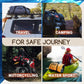 Waterproof Duffel Bag - Motorcycle Dry Bag Tail Bag with Large Storage Space, Waterproof Luggage Duffle Bags with Outer Mesh Zipper Pocket for Camping, Kayaking, Fishing & Traveling - Roamly